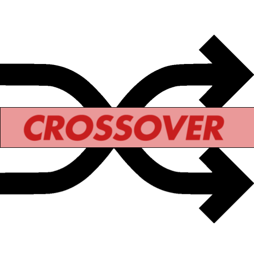 Red Crossover Marker sticker