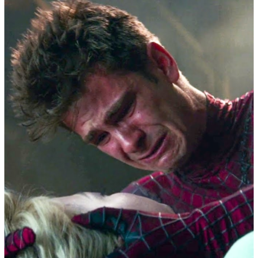 Sad Peter Parker sticker
